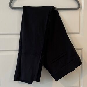 LOFT Melisa Black Trousers with velvet strip up side